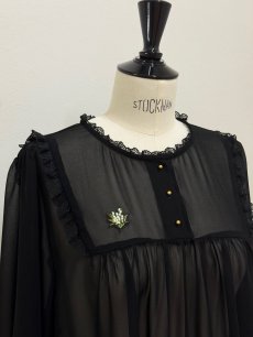 画像21: 【9月下旬〜10月上旬】fortuneシフォンブラウス（M） 6175010 (21)