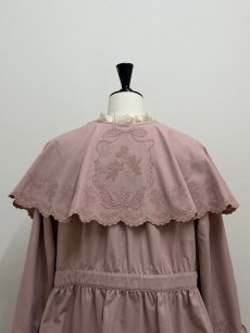 画像4: 【9月下旬〜10月上旬】くまとスズランのケープコート（3L）6695080 (4)