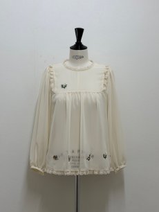 画像1: 【9月下旬〜10月上旬】fortuneシフォンブラウス（M） 6175010 (1)