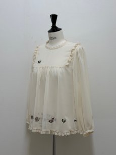 画像4: 【9月下旬〜10月上旬】fortuneシフォンブラウス（M） 6175010 (4)