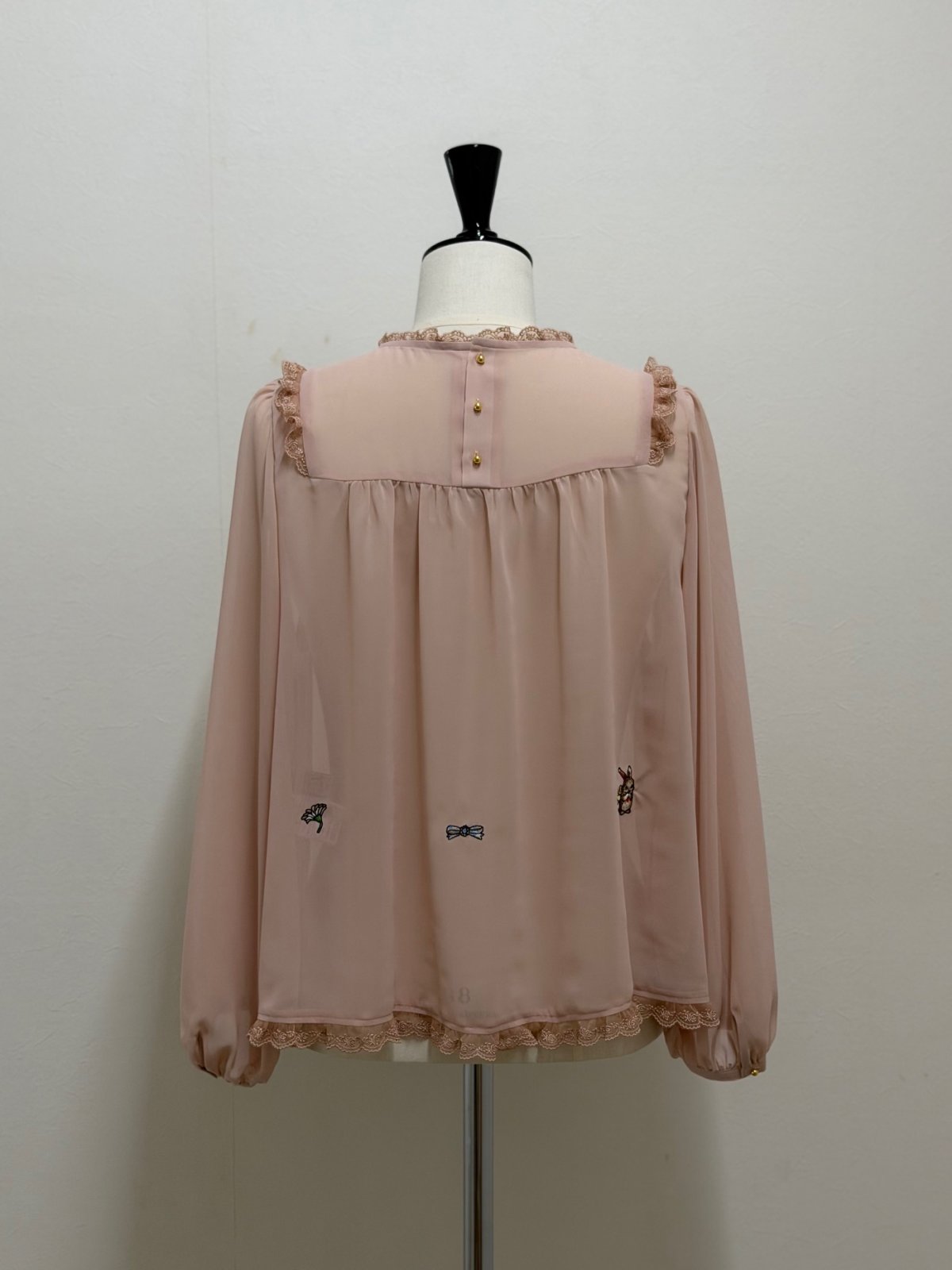 画像17: 【9月下旬〜10月上旬】fortuneシフォンブラウス（M） 6175010 (17)