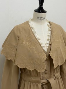 画像7: 【9月下旬〜10月上旬】くまとスズランのケープコート（3L）6695080 (7)