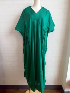 画像1: 【Noia】コットンボイルカフタンワンピース (1)