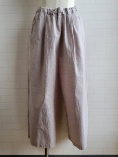 画像1: 【blue willow】綿麻ワイドストレートパンツ (1)