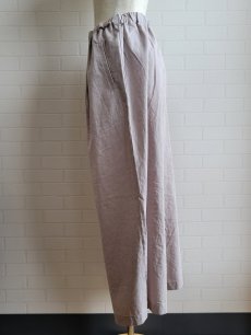 画像2: 【blue willow】綿麻ワイドストレートパンツ (2)