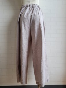 画像3: 【blue willow】綿麻ワイドストレートパンツ (3)