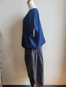 画像5: 【UNPLE】インディゴビエラドロストブラウス (5)