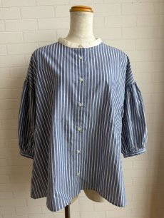 画像4: 【blue willow】ストライプブラウス (4)