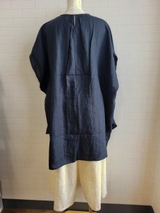画像6: 【blue willow】リネンタックチュニック BK (6)