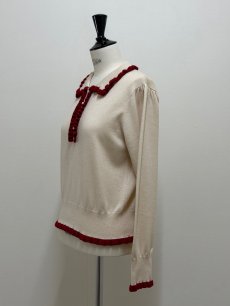 画像4: 【11月下旬〜12月上旬】フリルポロ（M） 6125050 (4)