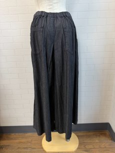 画像3: 【LILASIC】タックワイドデニムパンツ (3)