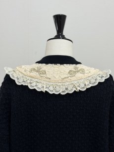 画像12: 【12月上旬〜12月中旬】ぽこぽこ編みリボンカーディガン（3L）6625020 (12)