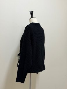 画像15: 【12月上旬〜12月中旬】ぽこぽこ編みリボンプルオーバー（3L） 6625040 (15)