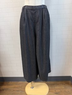画像1: 【LILASIC】タックワイドデニムパンツ (1)