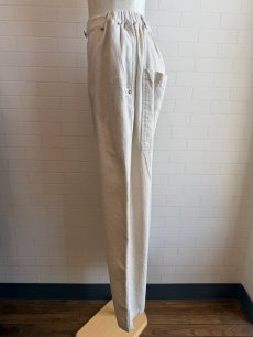 画像2: 【ista-ire】6.5oz綿麻甘撚りデニムルーズデニムパンツ (2)