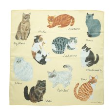 画像1: Matsuo Miyuki Handkerchief Cat type-CM　MM741 (1)