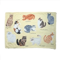 画像1: Matsuo Miyuki Boa Blanket Cat type-CM　MM731 (1)