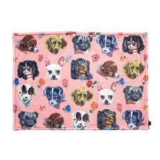 画像1: Nathalie Lete Double layer Blanket Dogs-PK　NL782 (1)
