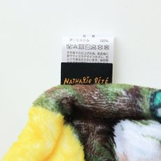 画像2: Nathalie Lete Double layer Blanket Cats-YE　NL781 (2)