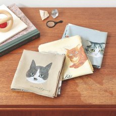 画像2: Matsuo Miyuki Handkerchief Cat type-CM　MM741 (2)