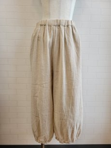 画像1: 【SUN VALLEY】15綿麻ガーゼボリュームパンツ (1)