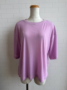 画像7: 【hunch】シアーワッフルステッチ半袖トップス (7)