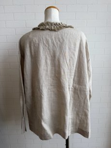画像3: 【te-to】コットンシルク羽織りブラウス (3)