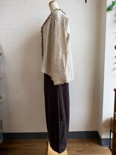 画像5: 【te-to】コットンシルク羽織りブラウス (5)
