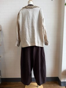 画像6: 【te-to】コットンシルク羽織りブラウス (6)