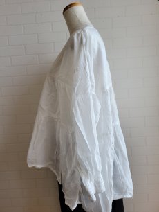 画像8: 【SUN VALLEY】コットンテンセル平織日本製品染ティアードプルオーバー (8)
