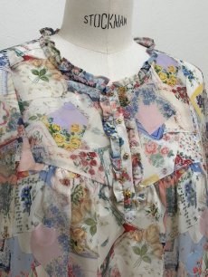 画像8: 【12月中旬〜12月下旬】柄ちがいたっぷりワンピース（3L） 6615160 (8)