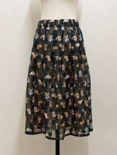 画像12: 【12月中旬〜12月下旬】柄ちがい丈長スカート（M）6165050 (12)