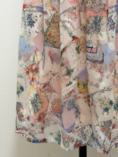 画像3: 【12月中旬〜12月下旬】柄ちがい丈長スカート（M）6165050 (3)