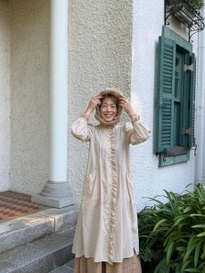 画像2: 【12月中旬〜12月下旬】CURLY EARFLAP HAT（F）6105120　※数量限定 (2)
