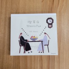 画像1: 【ネクタイ】ブロックメモ 喫茶店 (1)