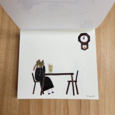 画像2: 【ネクタイ】ブロックメモ 喫茶店 (2)