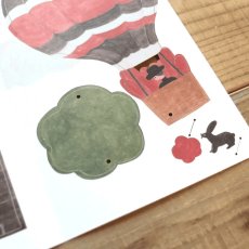 画像5: 【ネクタイ】モビールカード 気球とにんじん (5)