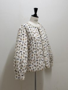画像7: 【12月下旬〜1月中旬】柄ちがいキルトブルゾン（M）7190010 (7)