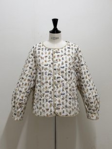 画像6: 【12月下旬〜1月中旬】柄ちがいキルトブルゾン（M）7190010 (6)