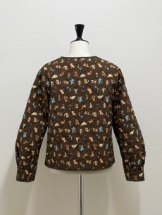 画像16: 【12月下旬〜1月中旬】柄ちがいキルトブルゾン（M）7190010 (16)
