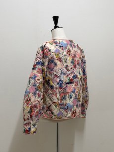 画像3: 【12月下旬〜1月中旬】柄ちがいキルトブルゾン（M）7190010 (3)