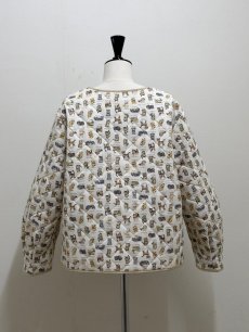 画像8: 【12月下旬〜1月中旬】柄ちがいキルトブルゾン（M）7190010 (8)
