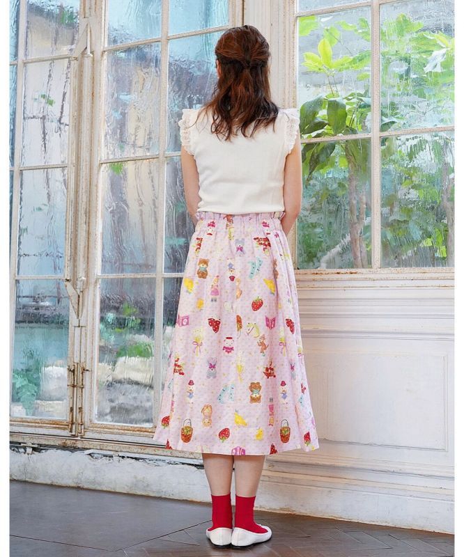 国内正規品 限定色 22キャビネット ふんわりギャザースカート 