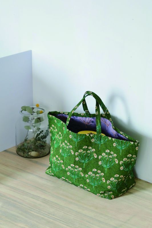 画像1: 松尾ミユキ Market Bag（マーケットバッグ）ミモザ (1)