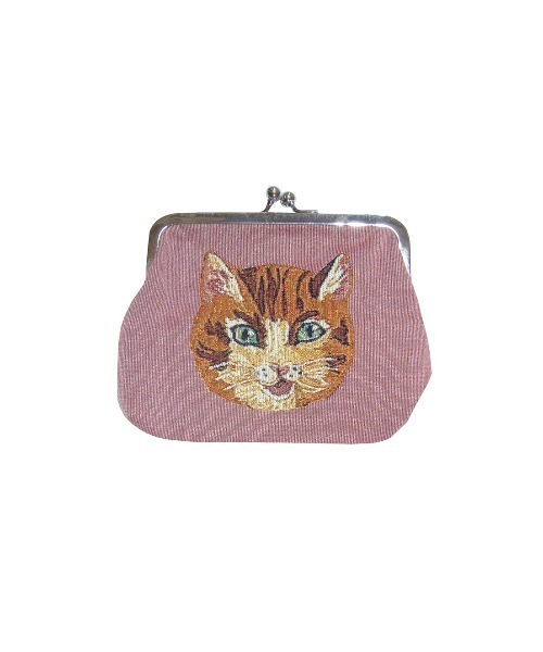 Nathalie Lete Animal Face Purse（がま口ポーチ）キャット　NL454