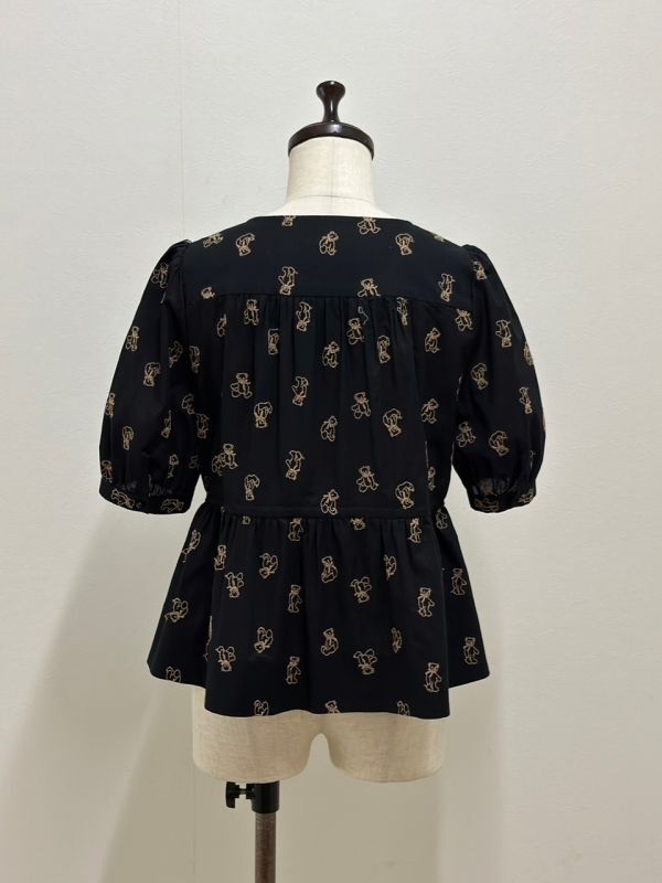 yukiemon（ユキエモン）ちくちくベアブラウス（3L）3675080 | 陽氣屋 