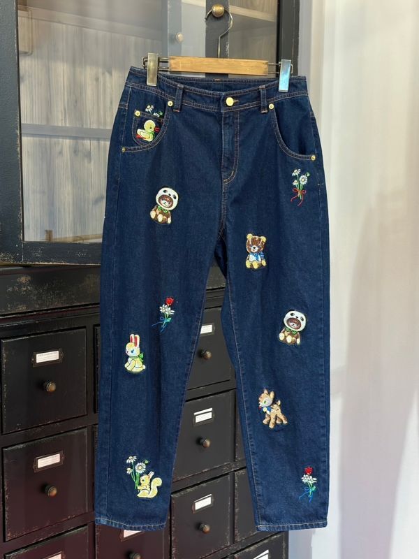 yukiemonぬいぬいデニムパンツこいめ | www.darquer.fr