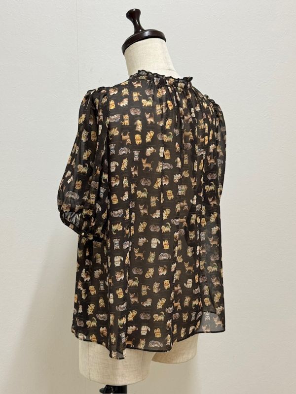 yukiemon ウッドオーバルバニティ　こねこ図鑑 yukiemon ウッドオーバルバニティ こねこ図鑑