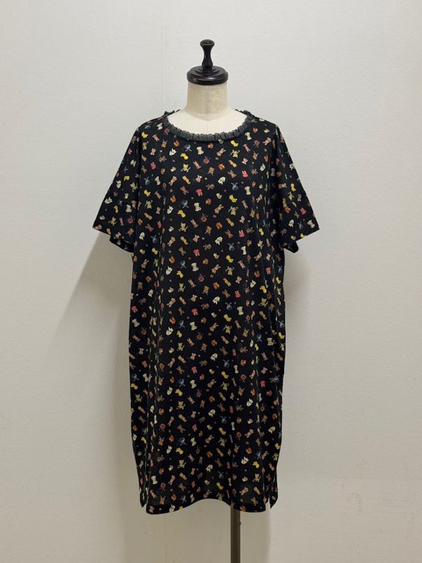 yukiemon ユキエモン☆タグ付き新品！テキスタイル変形ワンピース