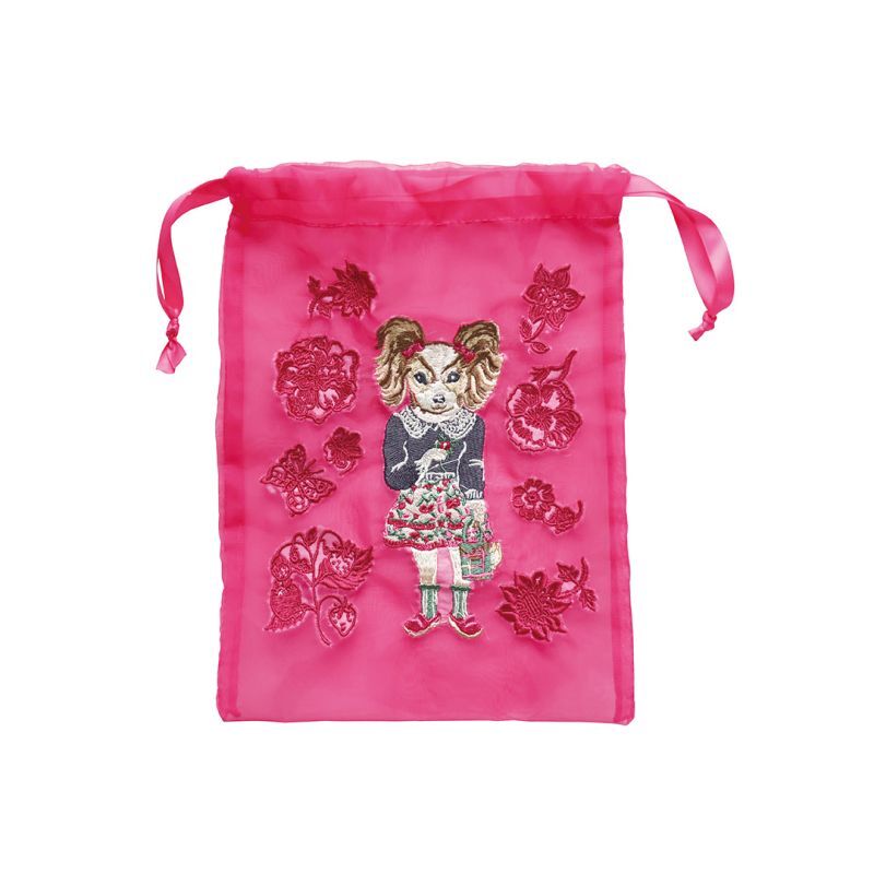 Nathalie Lete Organdy Drawstring pouch NL815